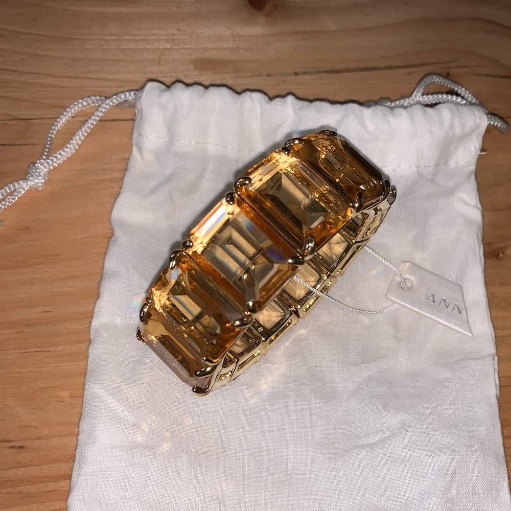 Ann Taylor Yellow Statement Bracelet